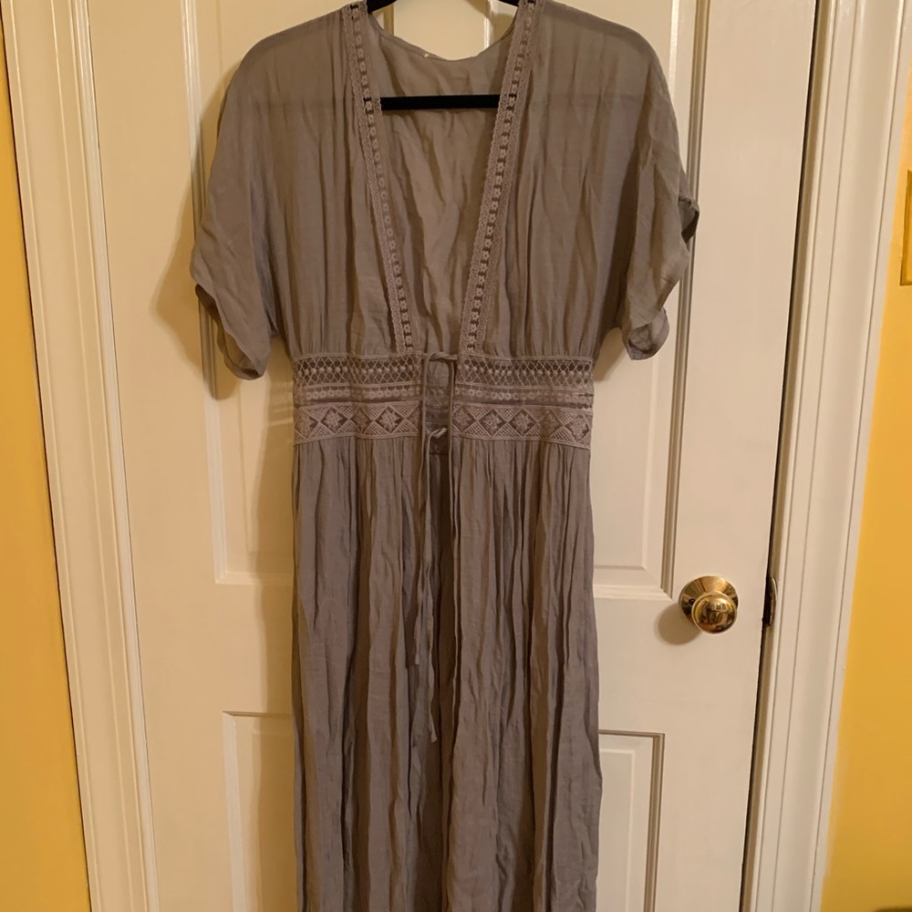 Long Grey Duster